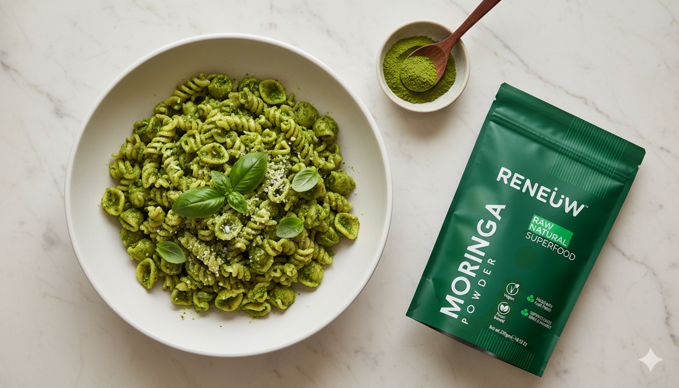 Moringa Pesto Pasta