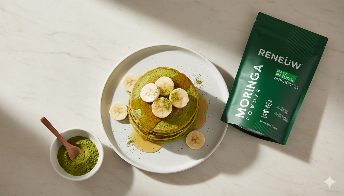 Moringa Protein Pancakes