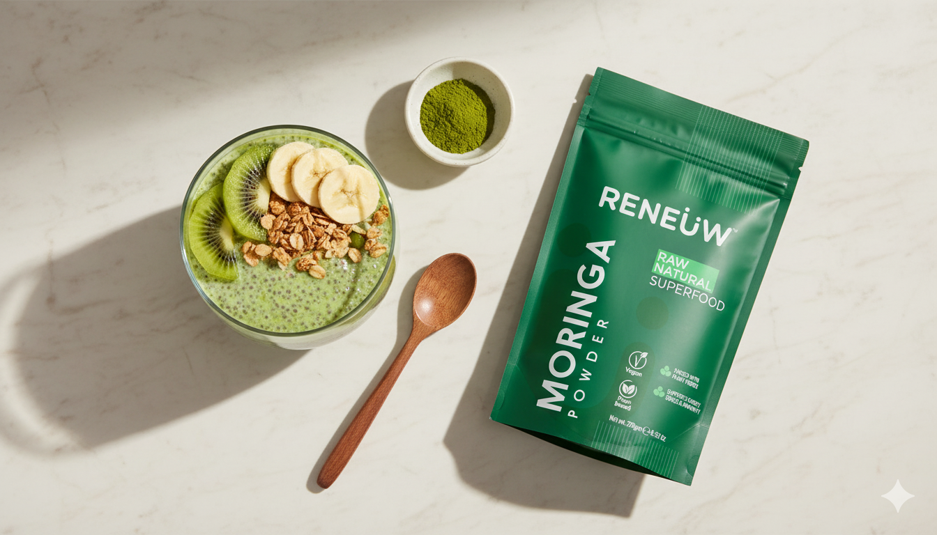 Moringa Chia Pudding